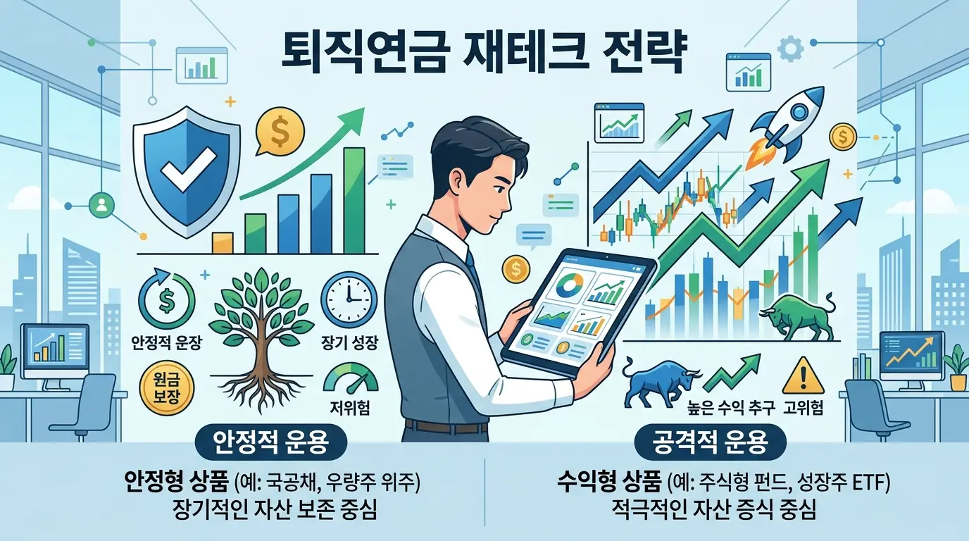 퇴직연금 운용 전략 비교 직장인 재테크