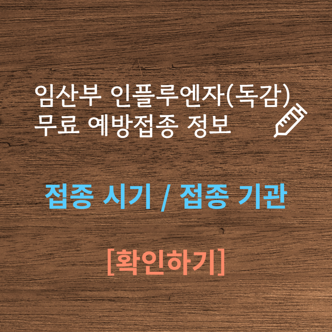 [2024 독감 예방접종] 독감 예방접종 시기(기간) / 독감 예방접종 무료 임산부 임신부 안전성 / 독감 주사 접종 병원