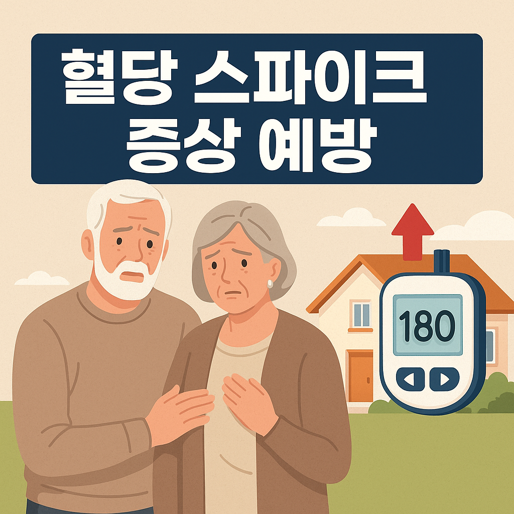 혈당 스파이크 증상 예방