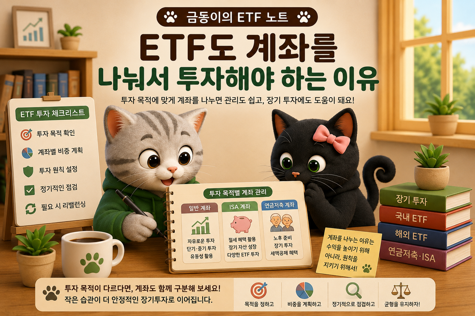 국내 주식ETF 계좌 나눠서 투자 해야 하는 이유