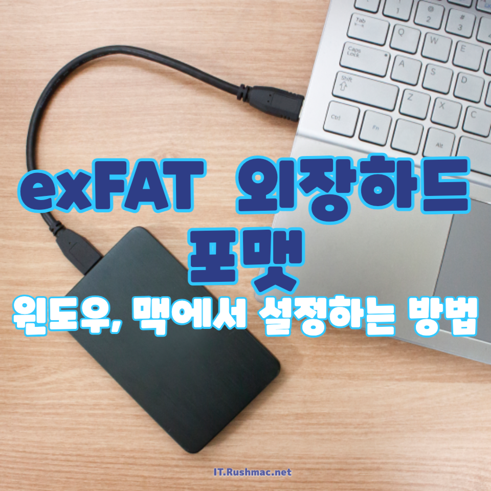 exFAT 외장하드 포맷