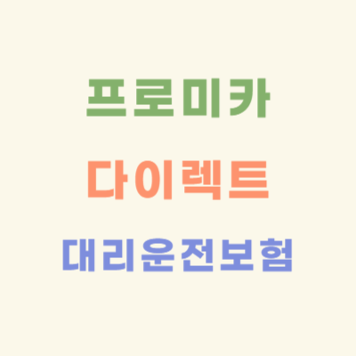 프로미카-다이렉트-대리운전기사보험