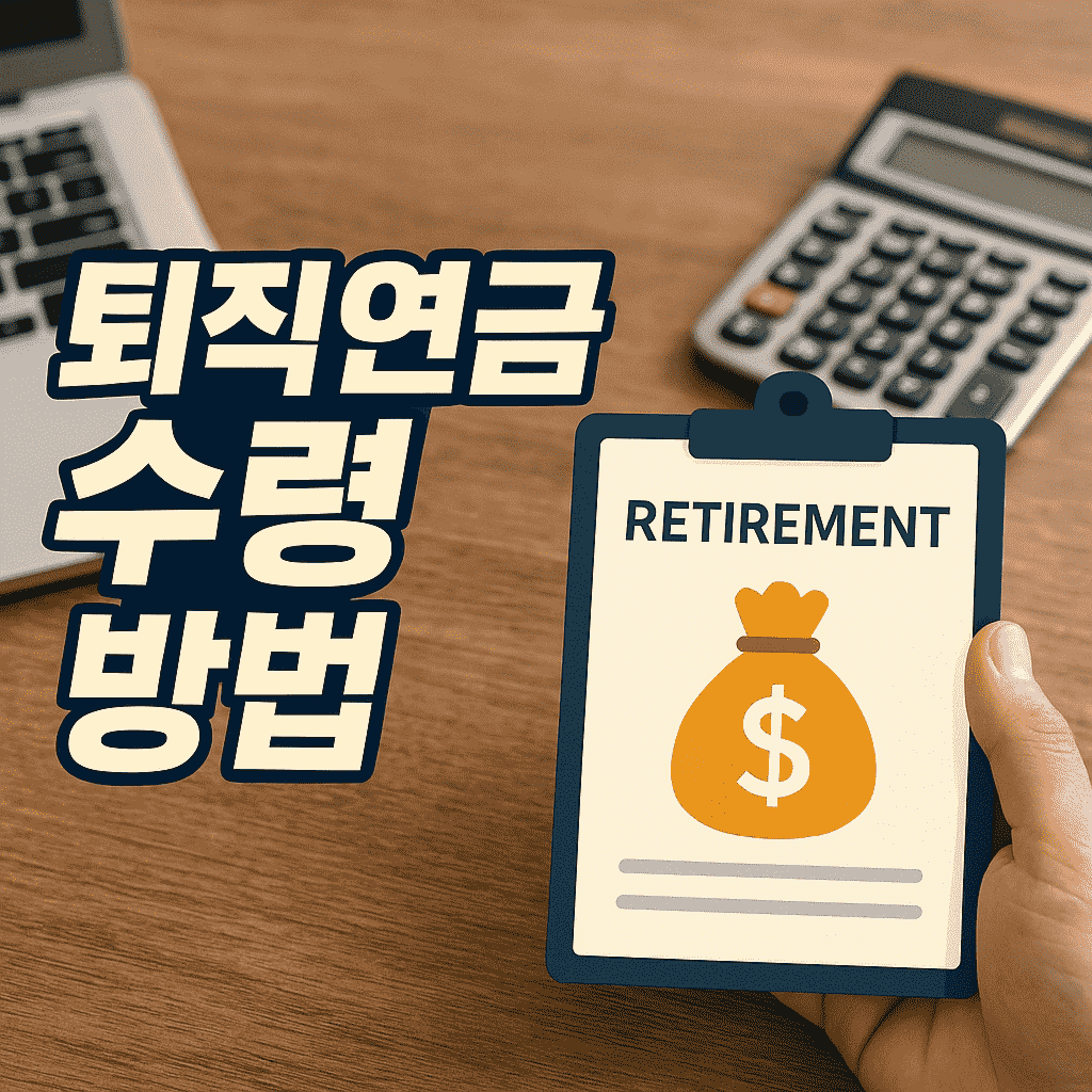 퇴직연금 수령 방법