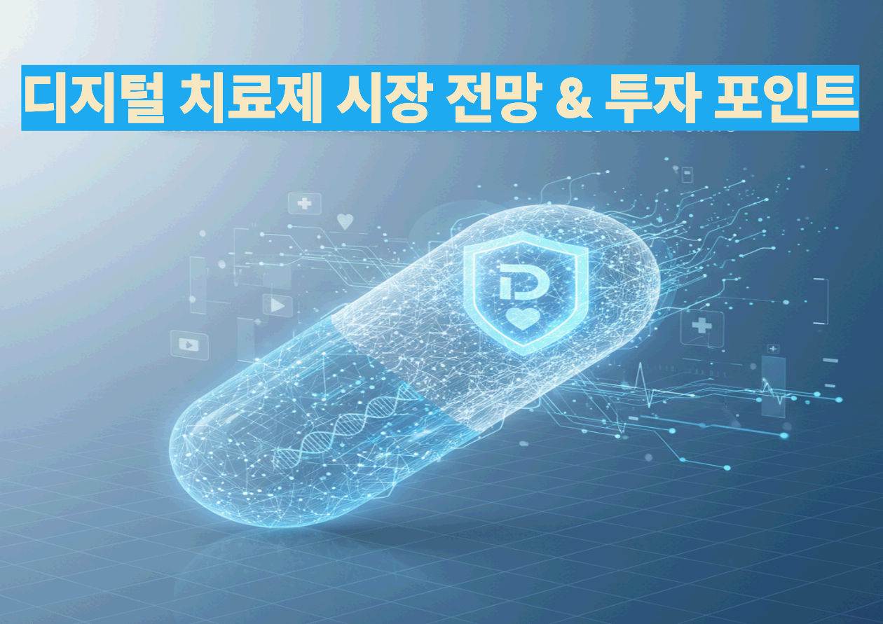 디지털 치료제 시장 전망 &amp; 투자 포인트 - 약 대신 앱을 처방받는 시대가 온다