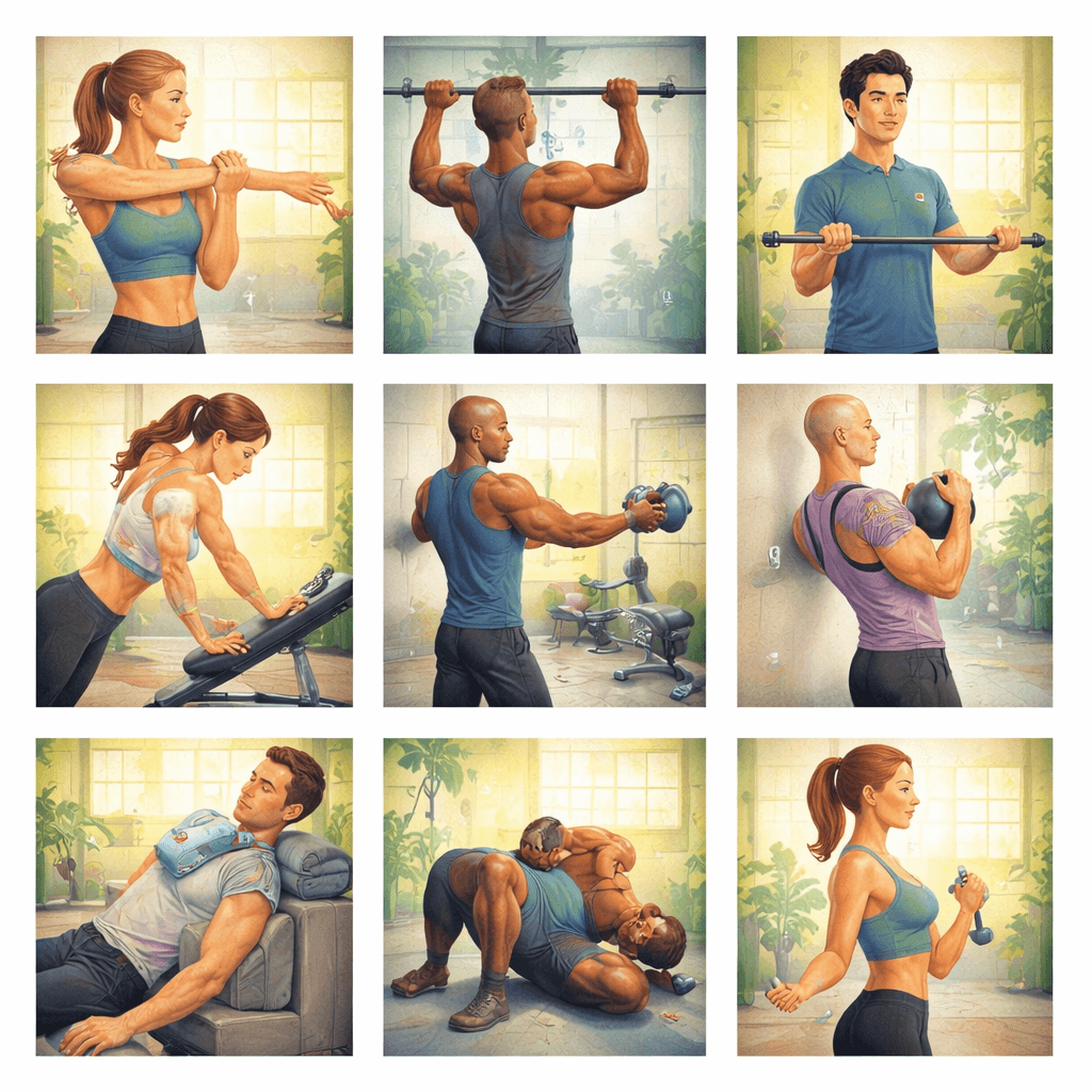 상체 운동 관련 이미지