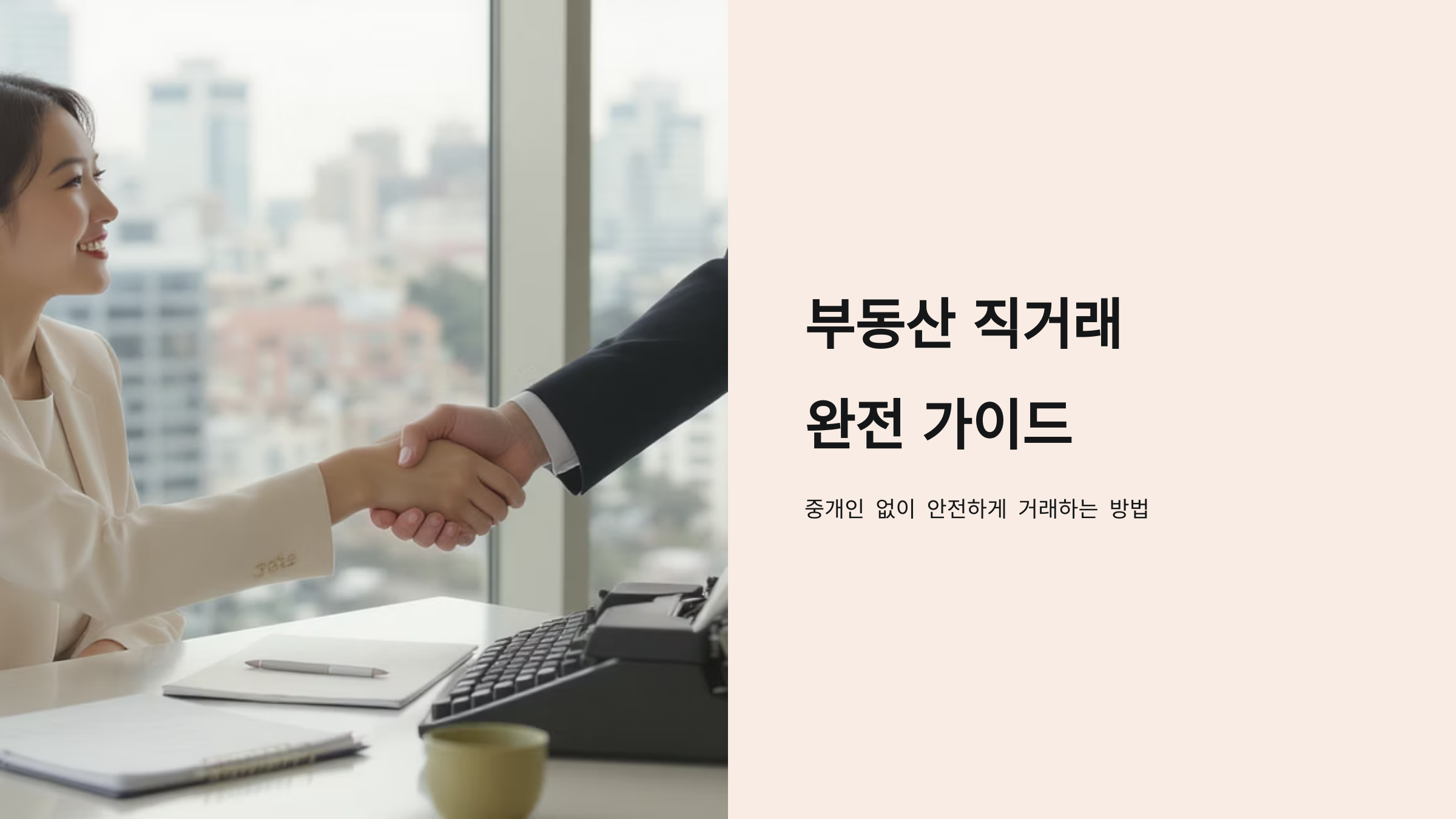 공인중개사 없이 부동산 직거래 완벽 가이드