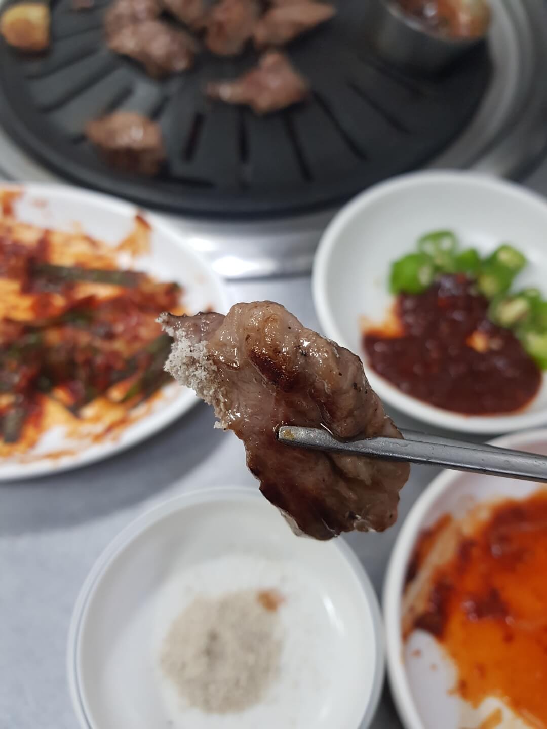 동대문구 답십리 맛집 누나네 숯불구이 리뷰 오겹살 소갈비살 맛집