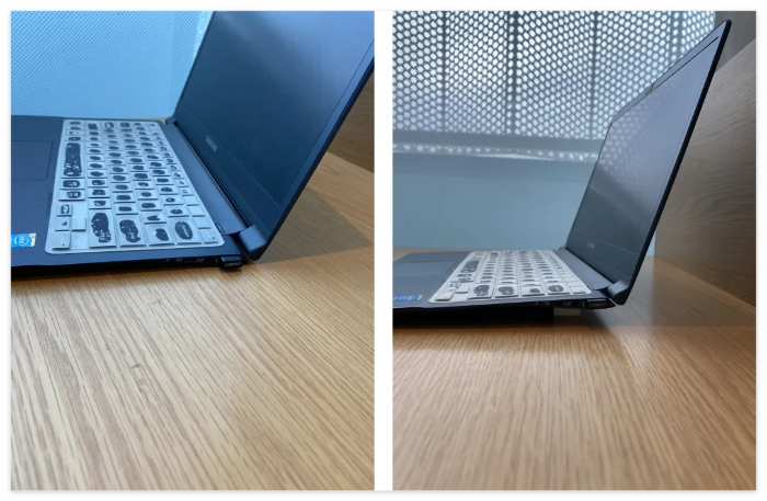 다이소-지우개-추천로-노트북-쿨러-사용-전후-이미지