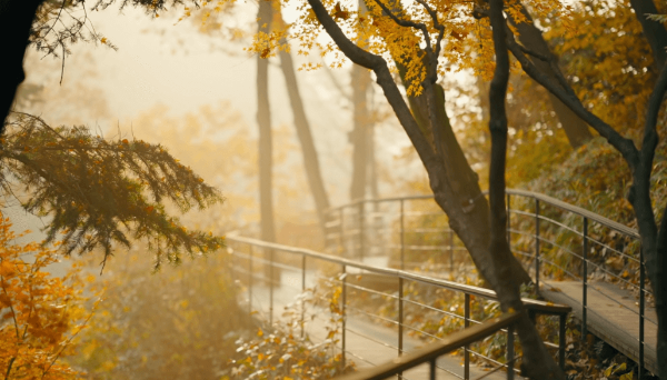 경기도 단풍 명소 화담숲 숲속 단풍길