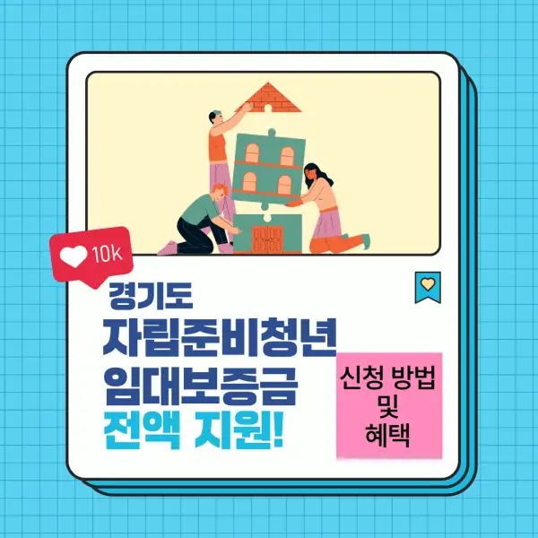 경기도 자립준비청년 임대보증금 전액 지원