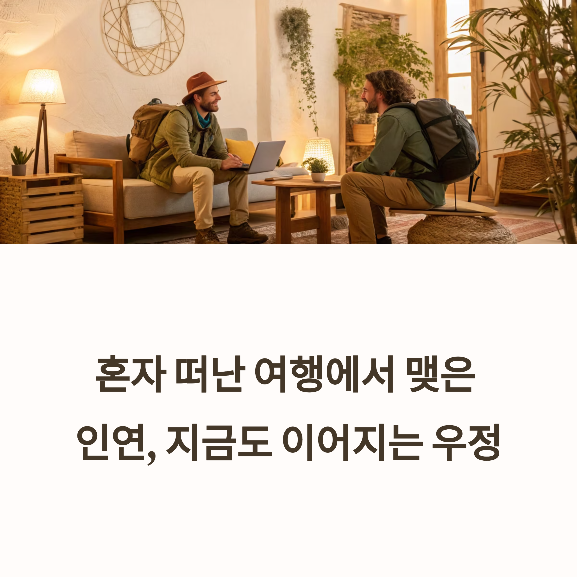 혼자 떠난 여행에서 맺은 인연