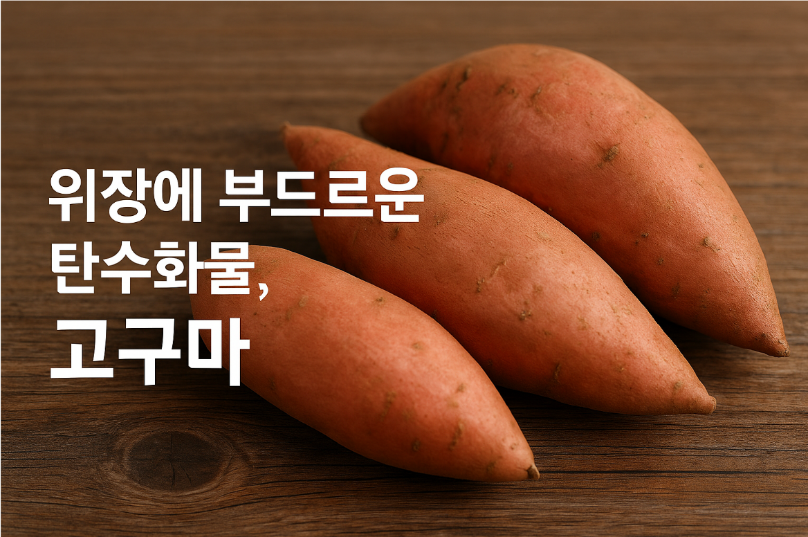 위장에 부드러운 탄수화물, 고구마