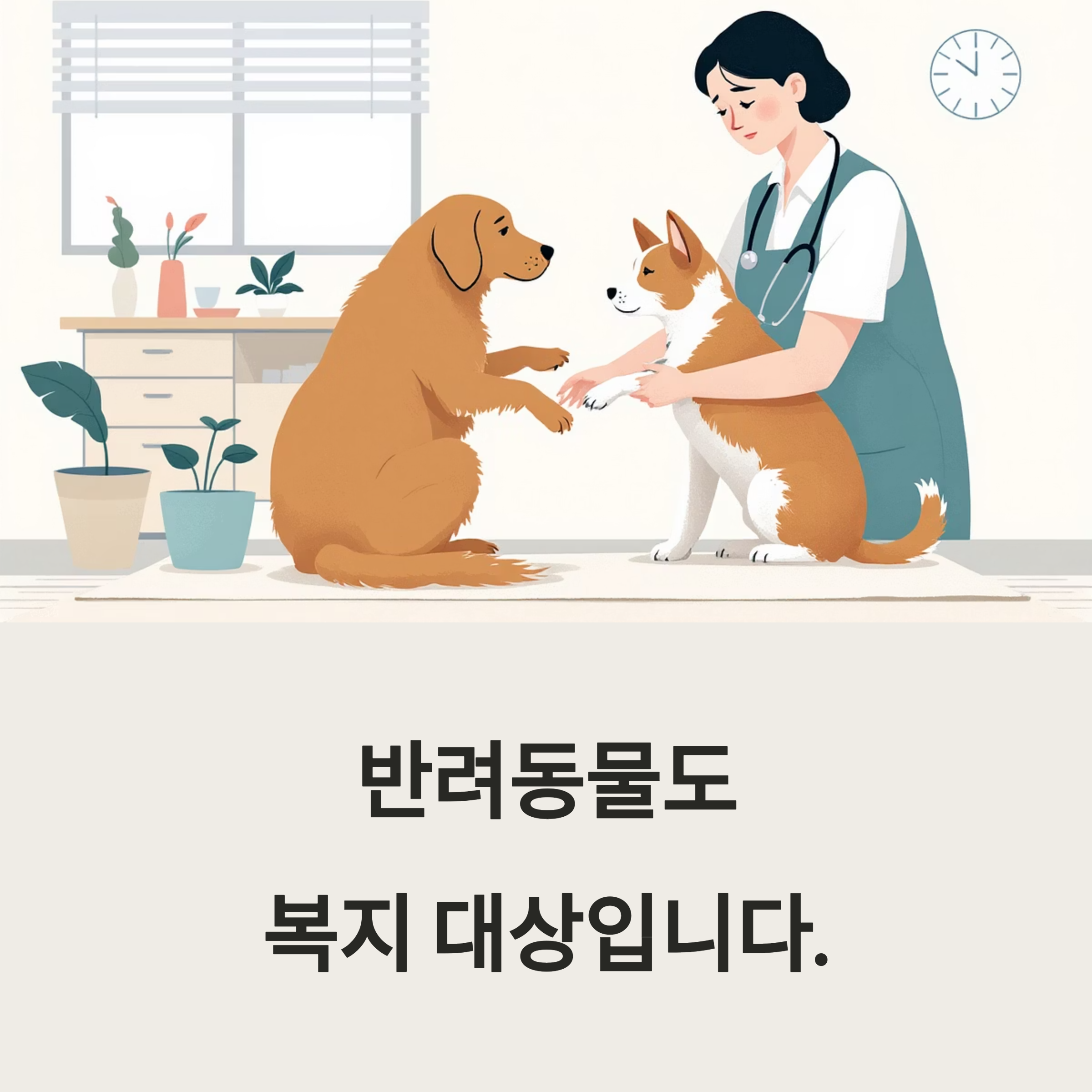 반려동물도 복지 대상입니다, 포스터 이미지