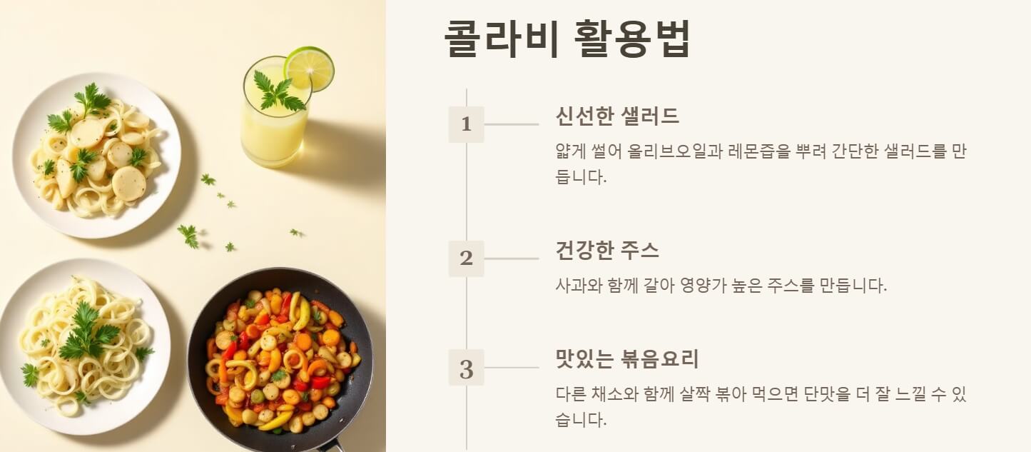 콜라비 효능 정말 놀라운 4가지