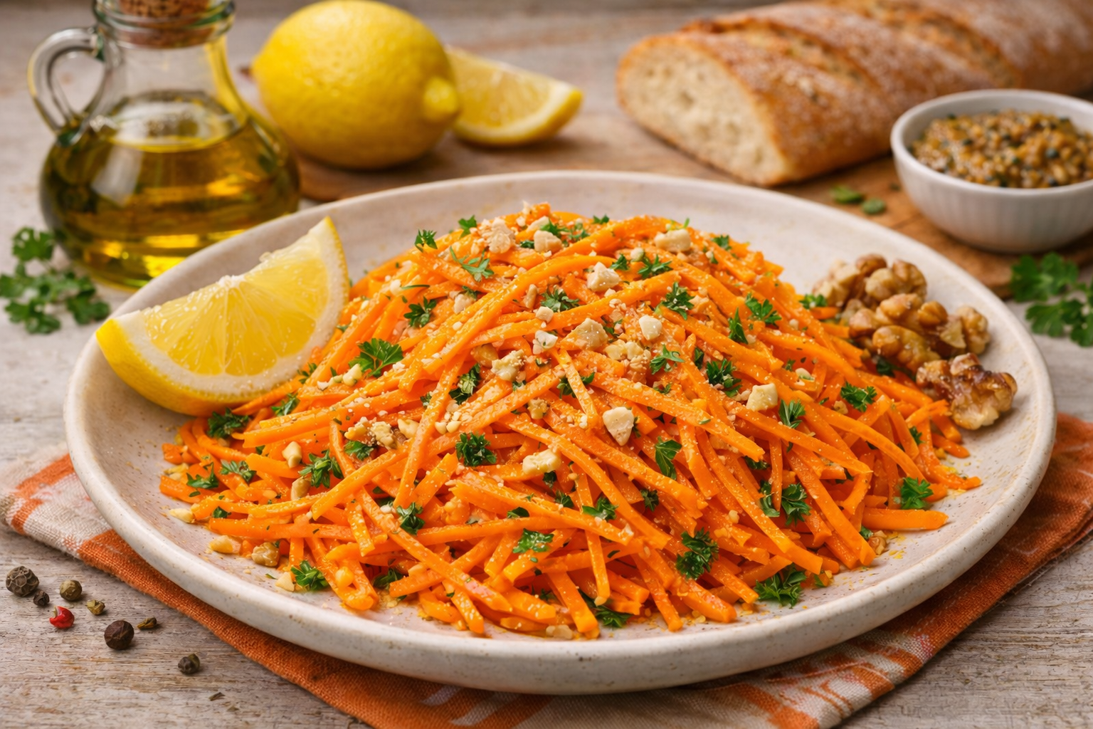 완성된 당근라페