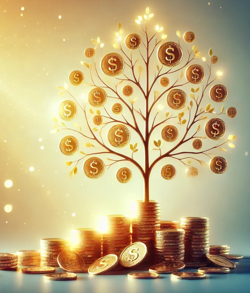 돈을 쓰면 나무에 돈이 열린다.