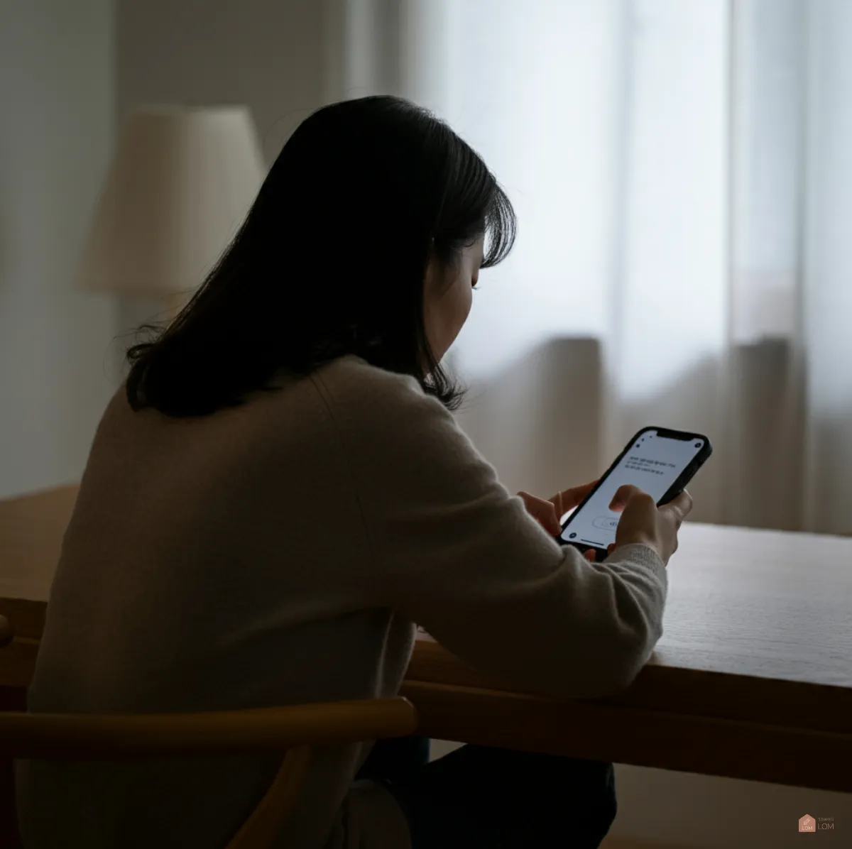 서류검토하는 한국여자03