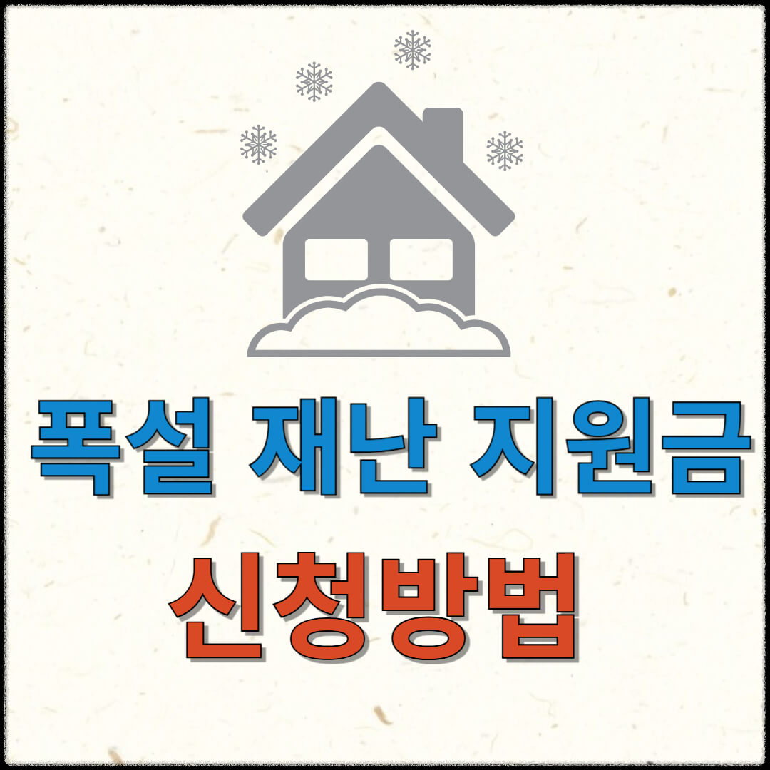 폭설재난지원금