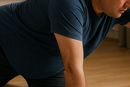 중년 남성 뱃살 빼기