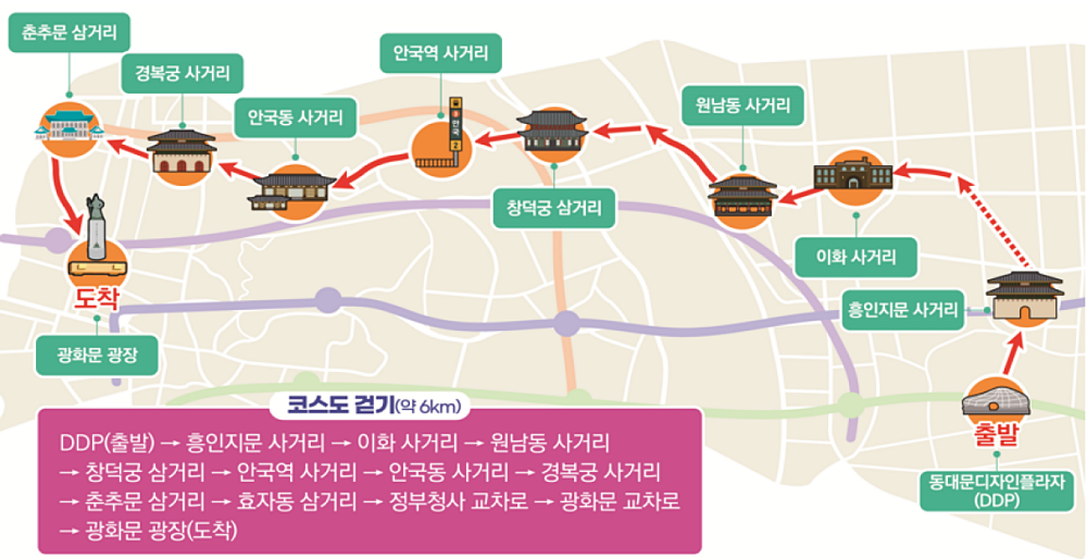 서울 걷자 페스티벌 코스