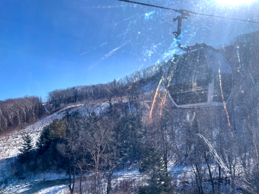 가리왕산 케이블카 체험여행안내 : 숙암역 탑승