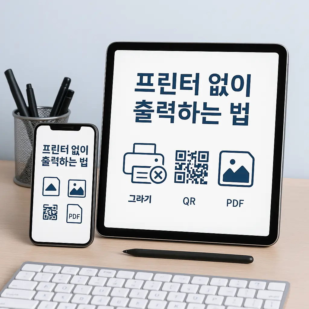 프린터 없이 출력하는 법