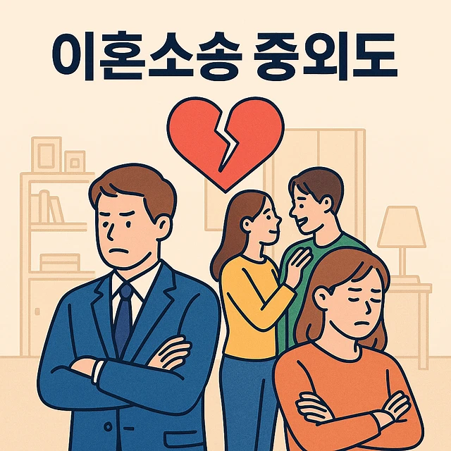 대구상간녀소송변호사, 이혼소송중외도