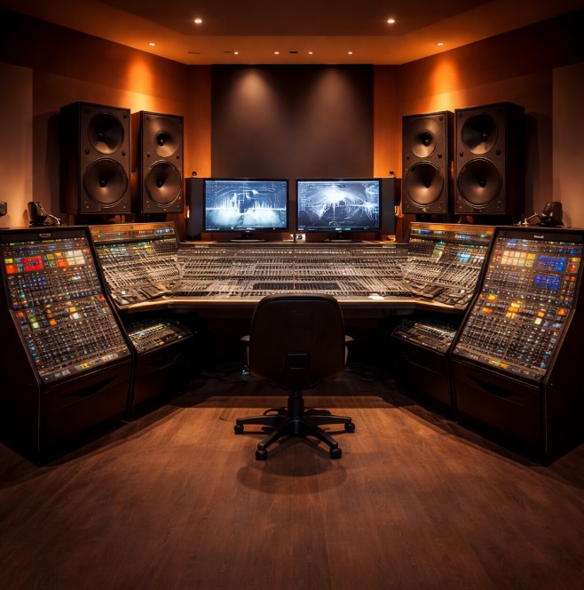 마스터링 스튜디오 관련 사진