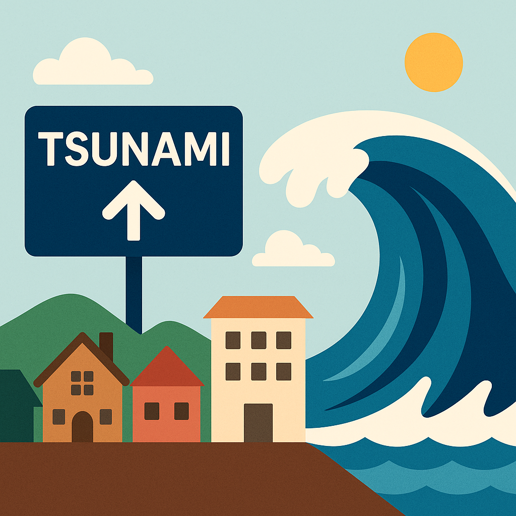 일본-후쿠오카-태평양-쓰나미