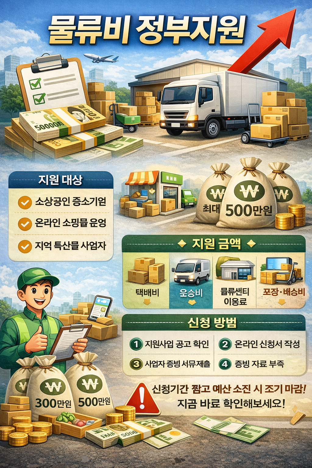 물류비 정부지원 대상