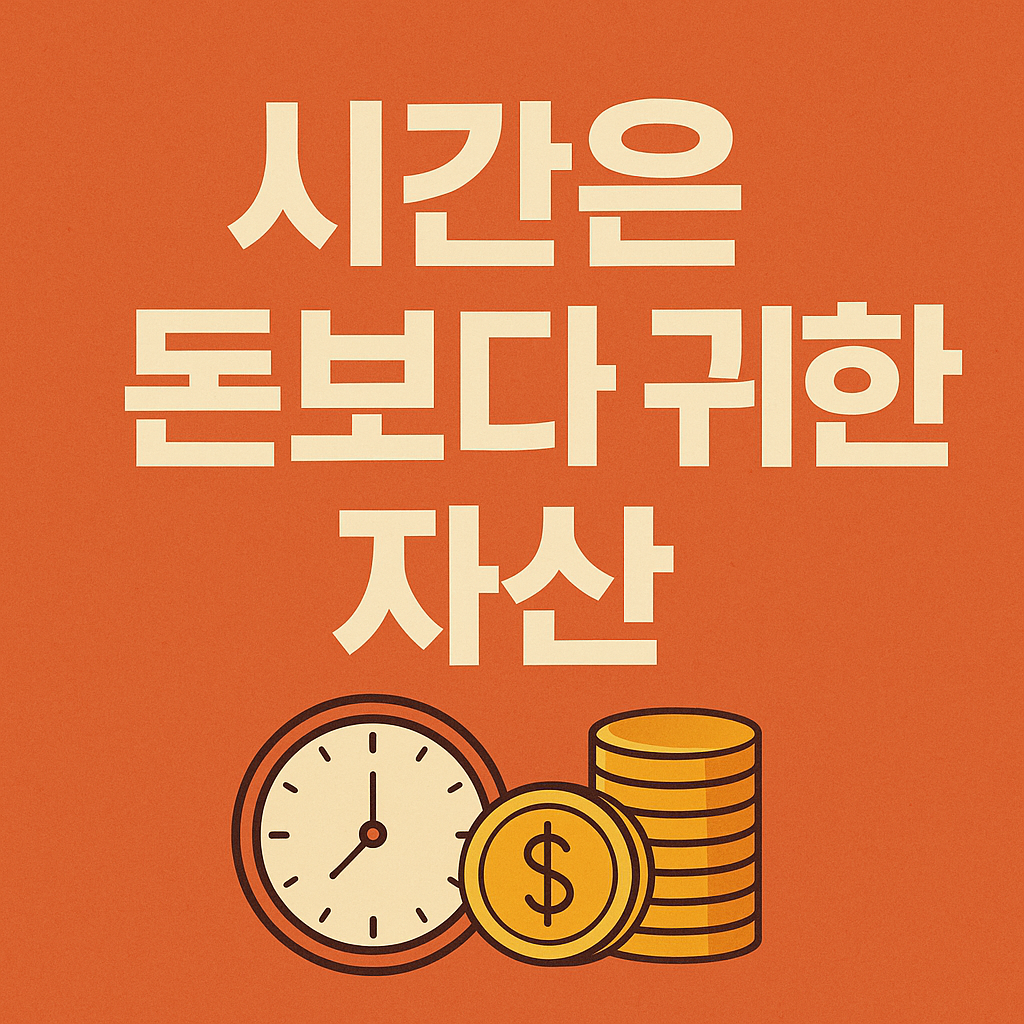 시간은 돈보다 귀한 자산