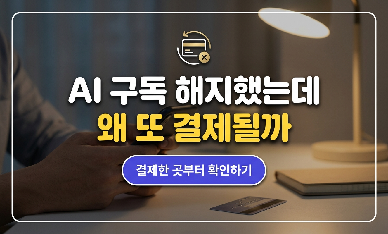 AI 구독 해지 대표 썸네일