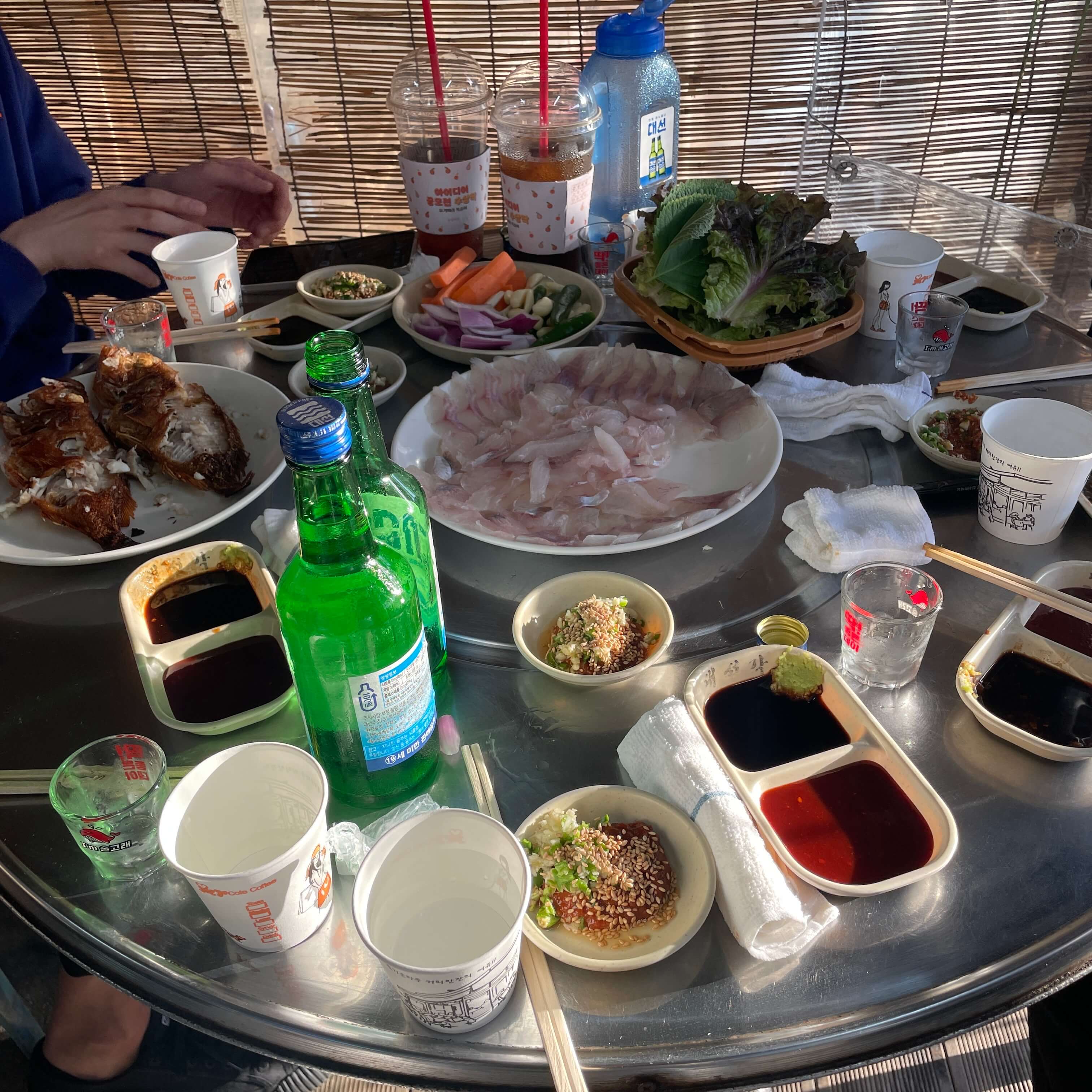 모둠회 사진