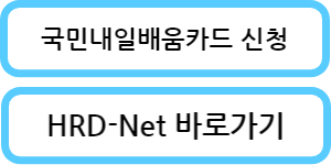 국민내일배움카드 발급하러 가기, HRD-Net사이트 접속