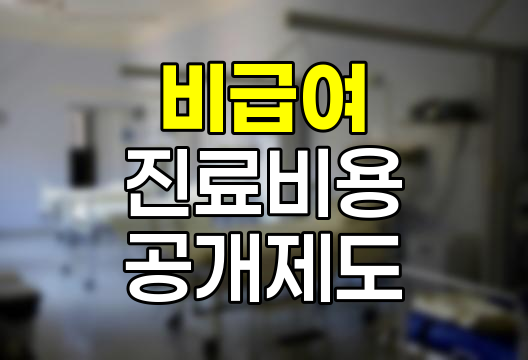 비급여 진료비용 공개제도 활용법