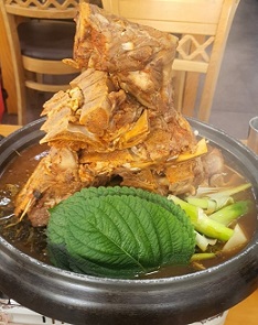 25cm뼈탑감자탕