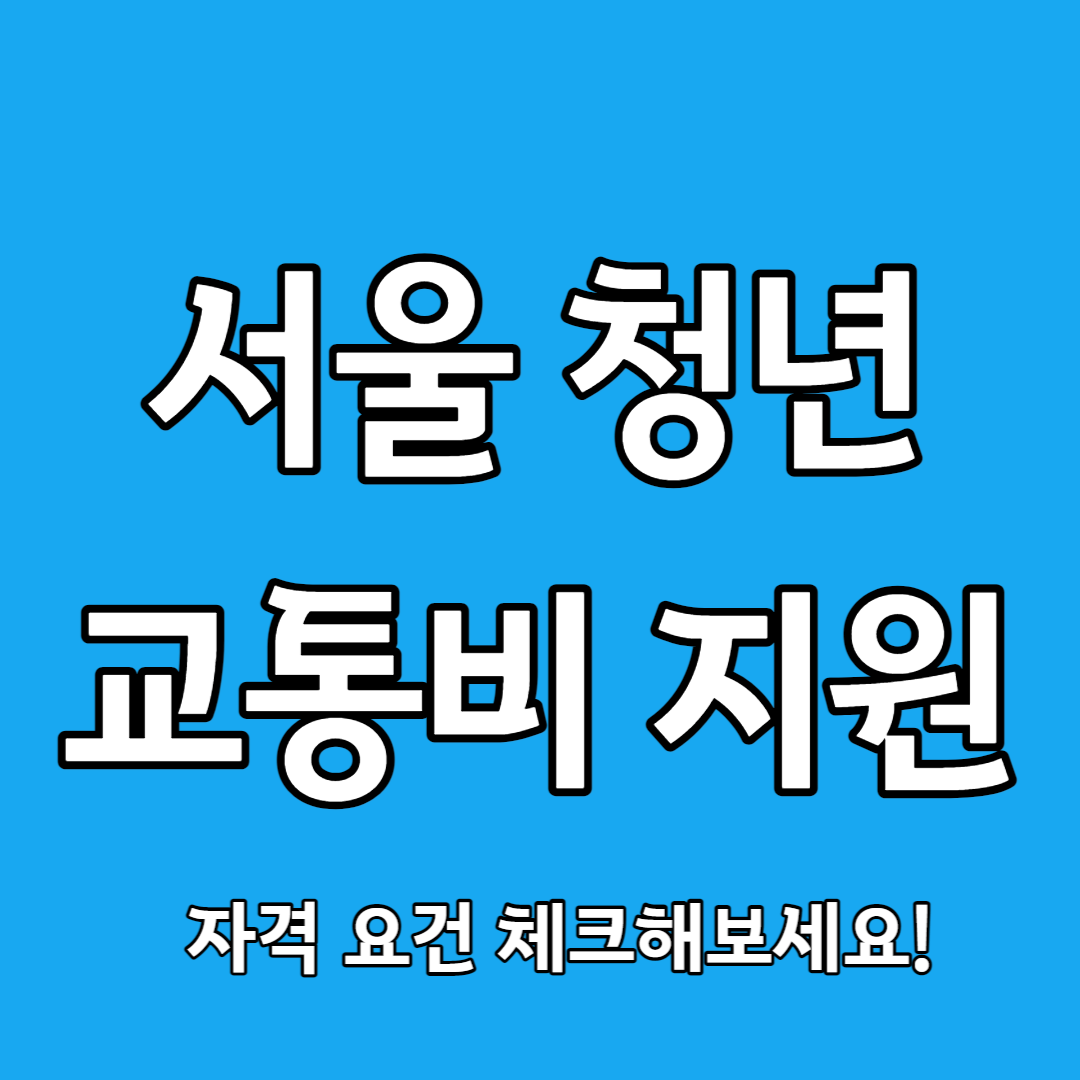 서울시청년교통비지원