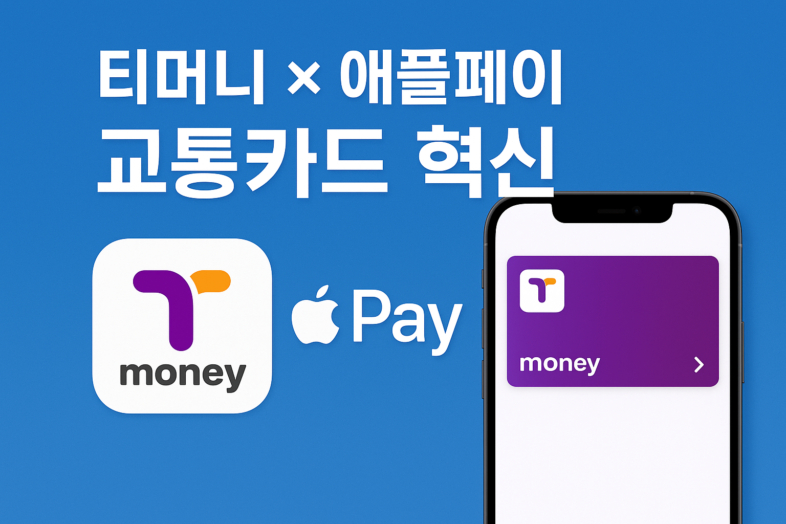 모바일결제와 교통카드 융합 - 티머니 애플페이 연동