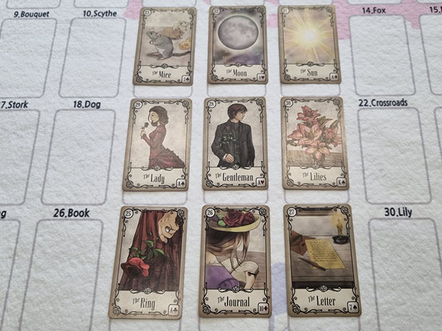 드림타로21 &ndash; 언더로즈 레노먼드 9장 리딩 / Dreamtarot21 &ndash; Under the Roses Lenormand