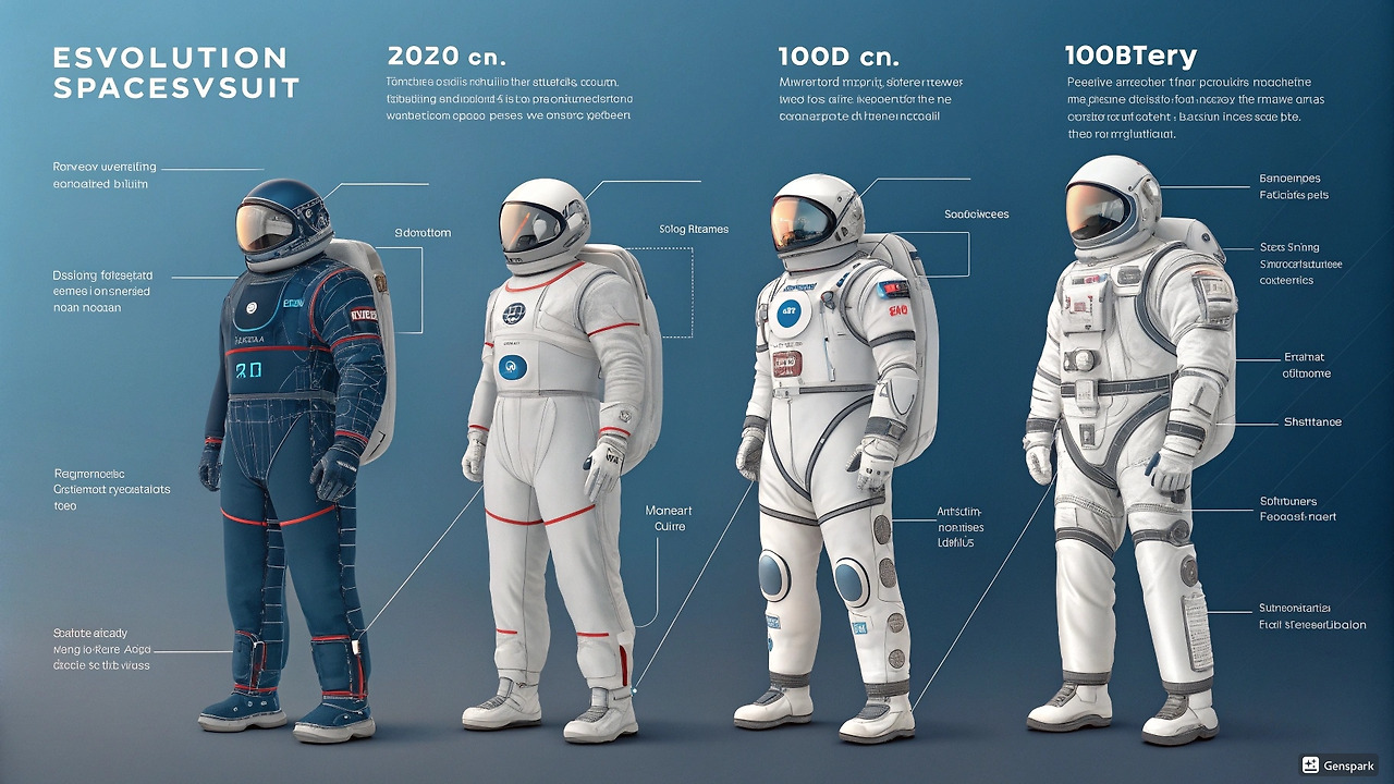 우주복 진화 과정과 미래 우주복 기술