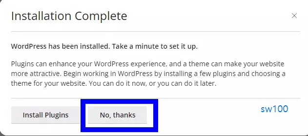 plesk 활용한 워드프레스 설치 과정 9