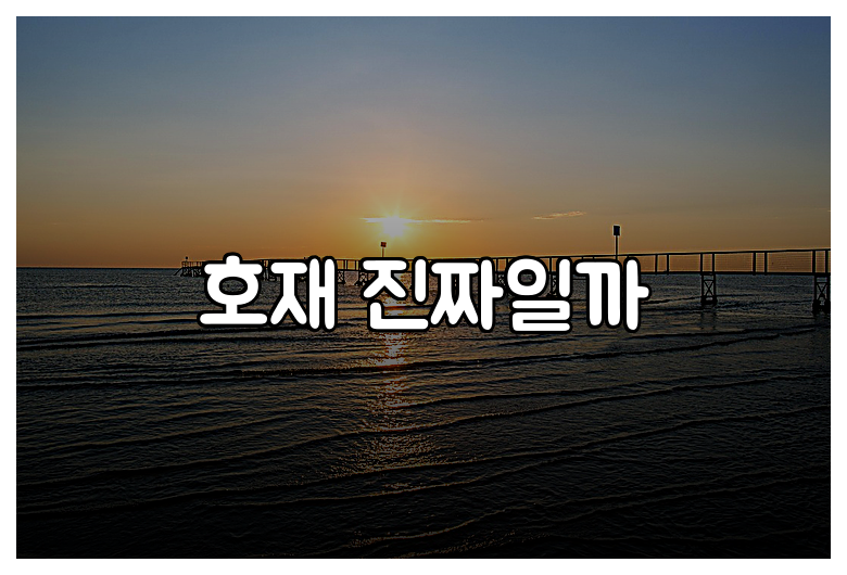 호재 진짜일까