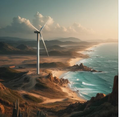 해안가풍력타워