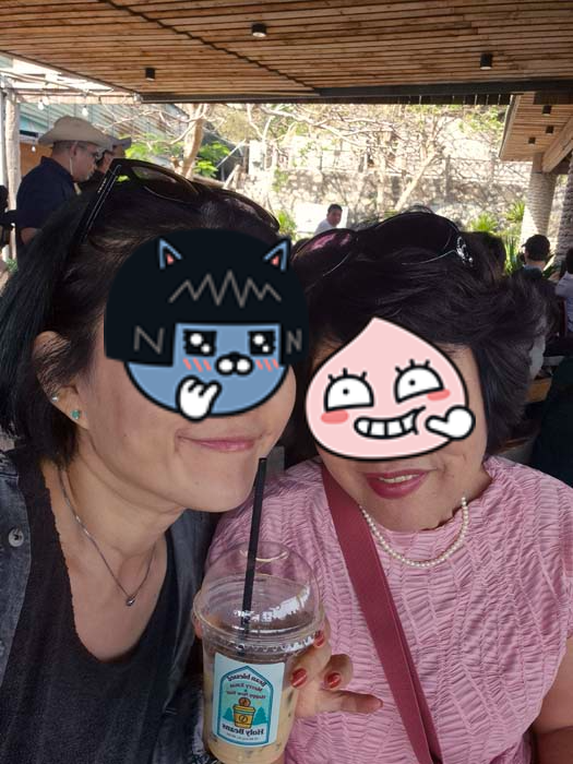 여유로운 커피 타임