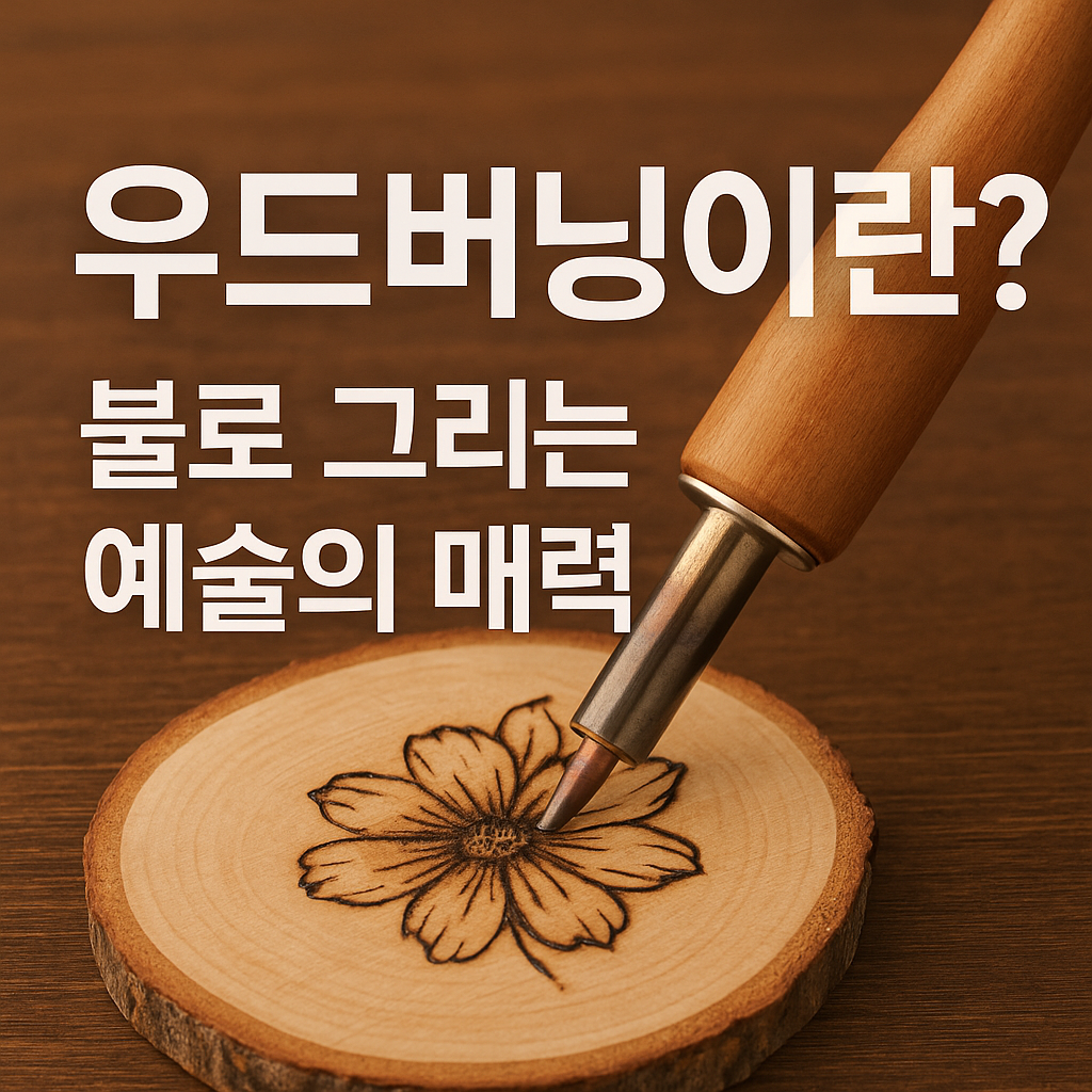 우드버닝이란? 불로 그리는 예술의 매력