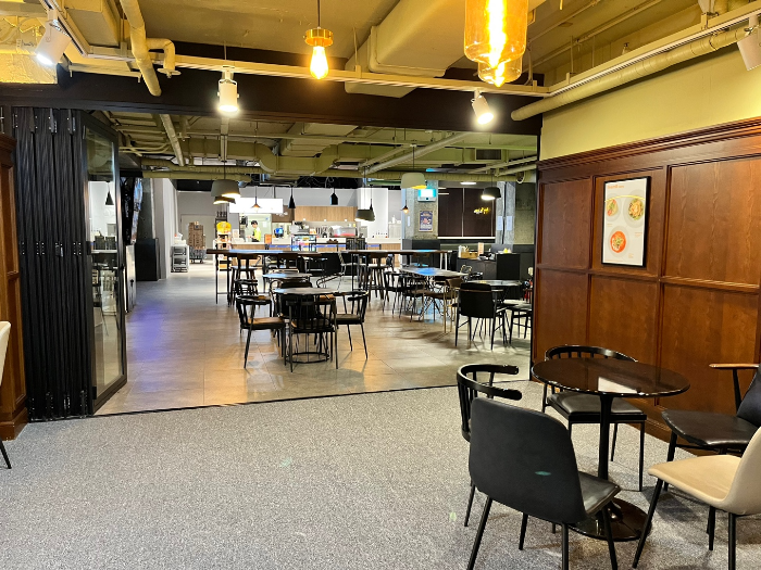 바운스 트램폴린파크내 카페테리아