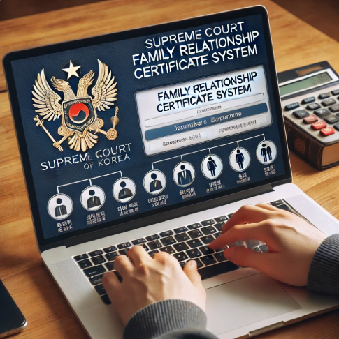 가족관계증명서 인터넷발급 신청방법