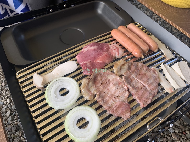 루핀 캠핑 테이블-실사용