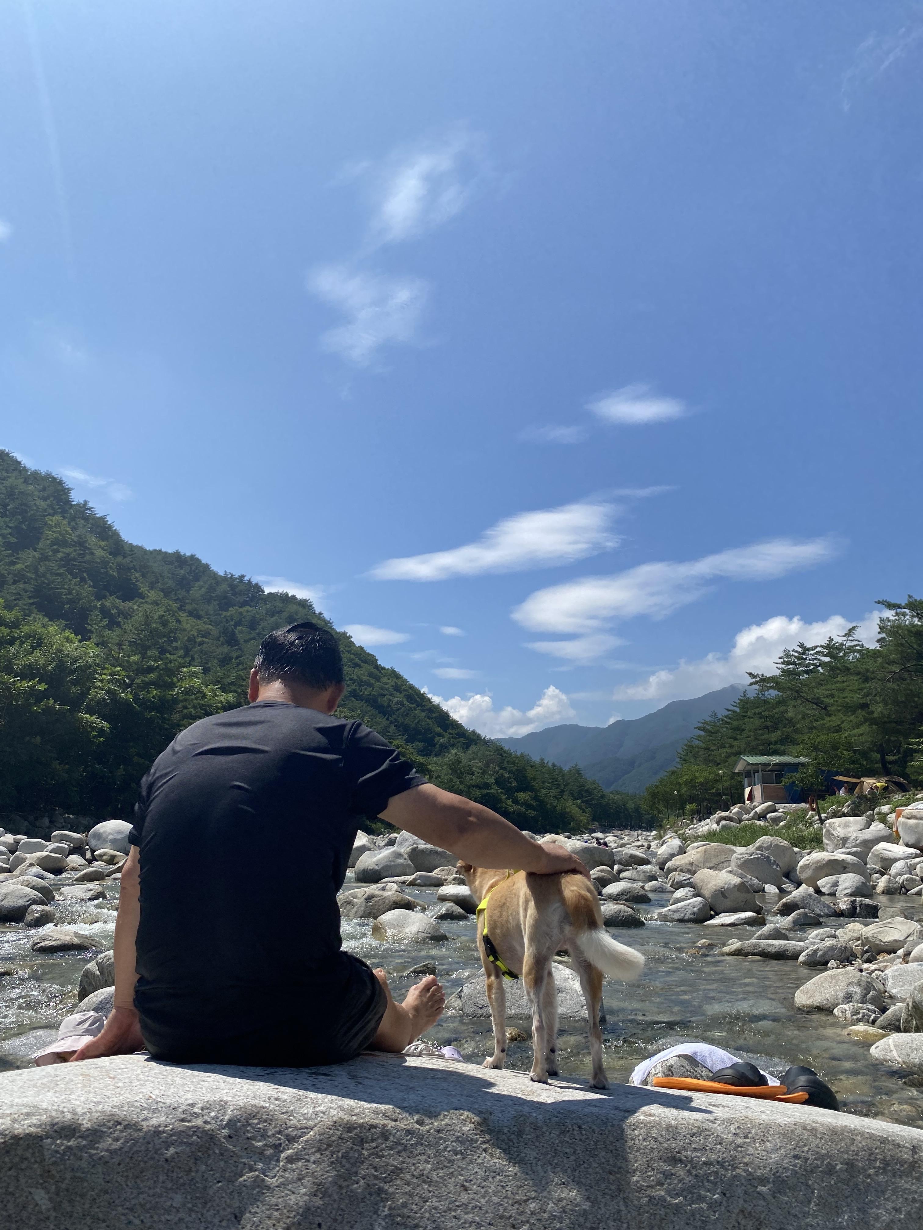 장천마을-캠핑장-계곡