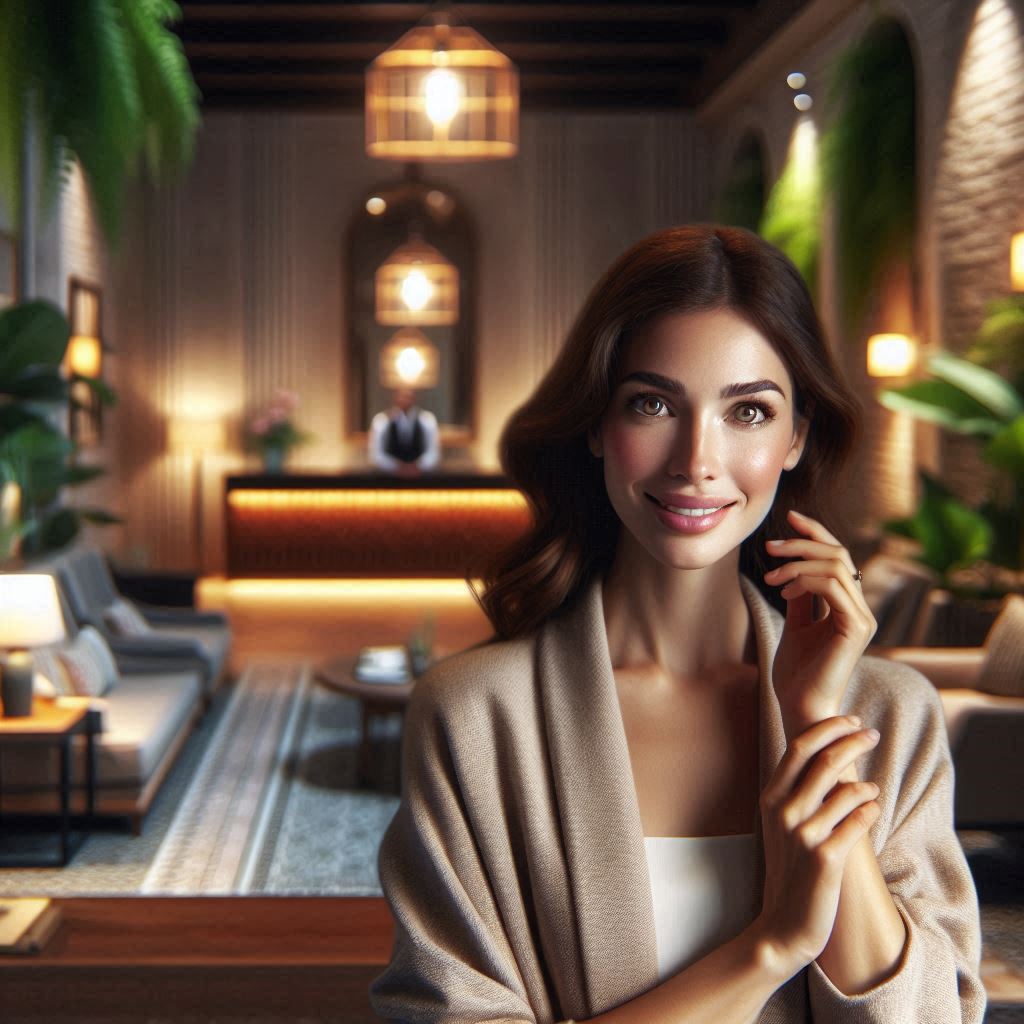 피부,체형관리 샵 배경